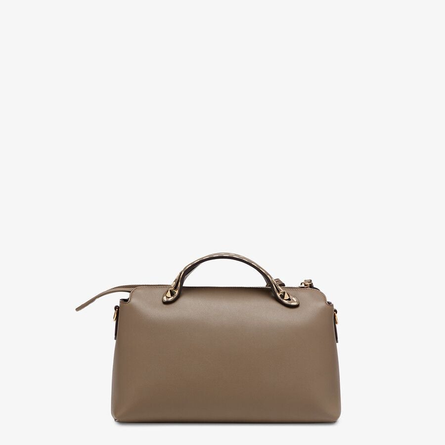 Fendi Leather and Elaphe Boston Bag Fendi