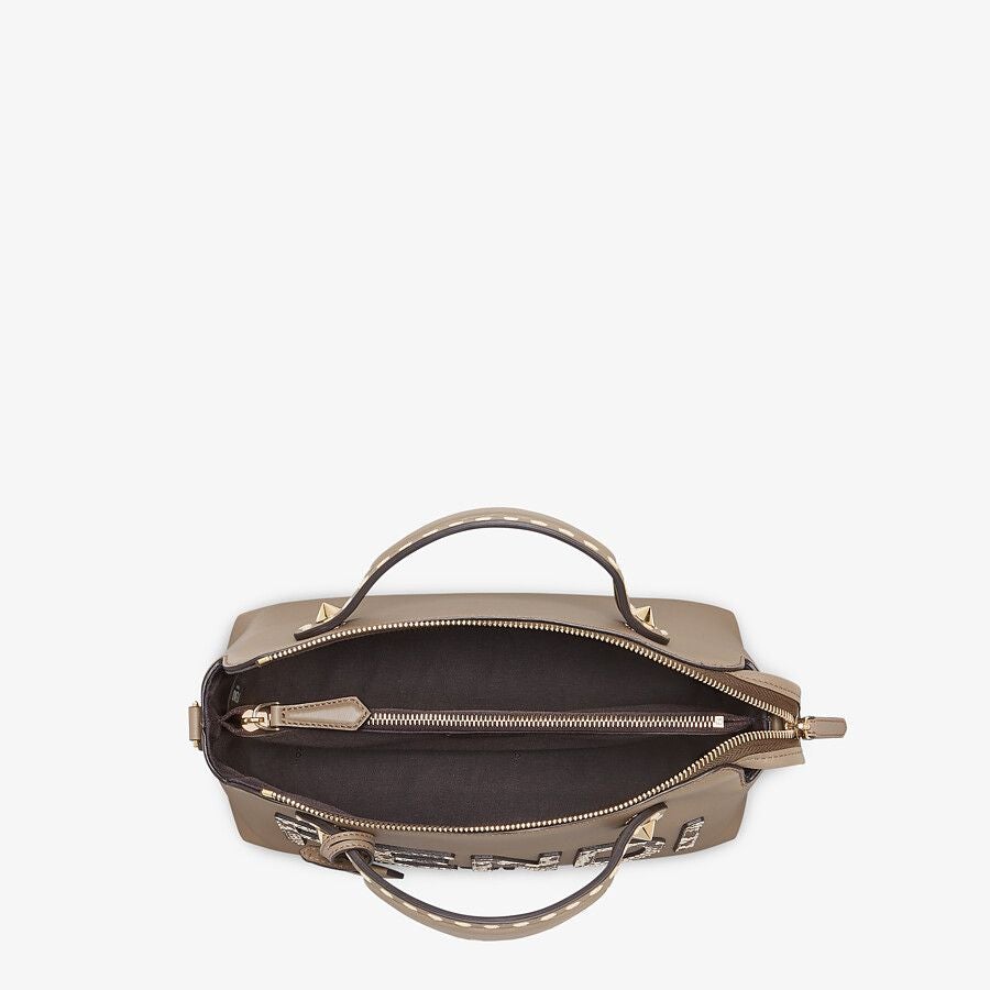 Fendi Leather and Elaphe Boston Bag Fendi