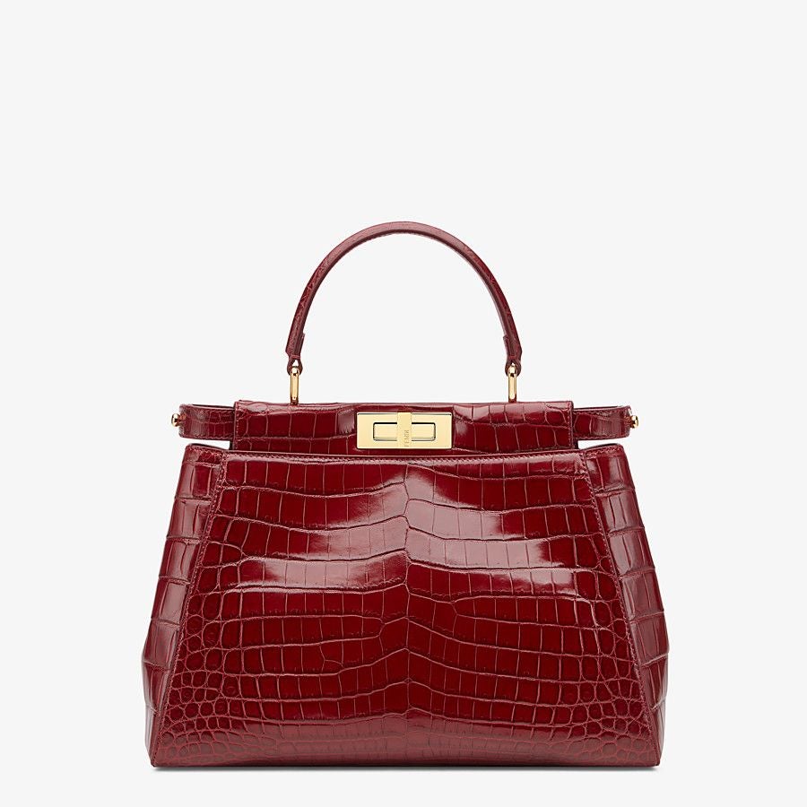 Fendi Medium Crocodile Leather Bag Fendi