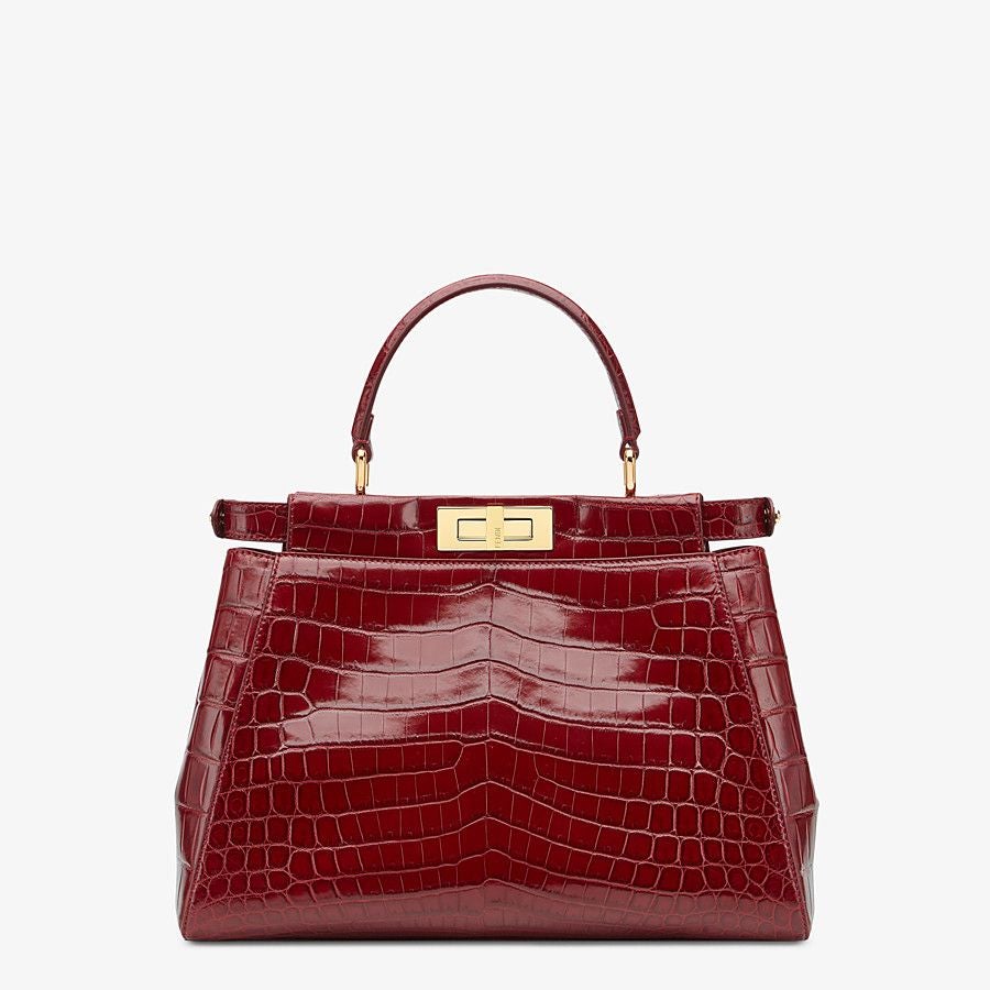 Fendi Medium Crocodile Leather Bag Fendi