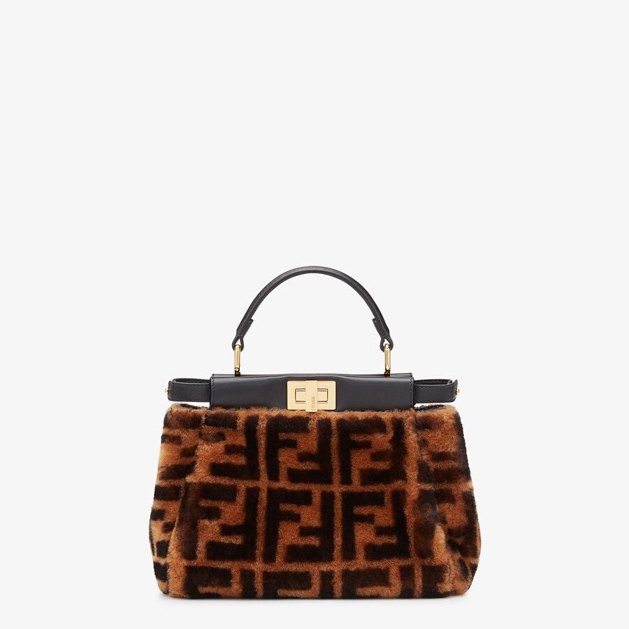 Fendi Brown Sheepskin Bag Fendi