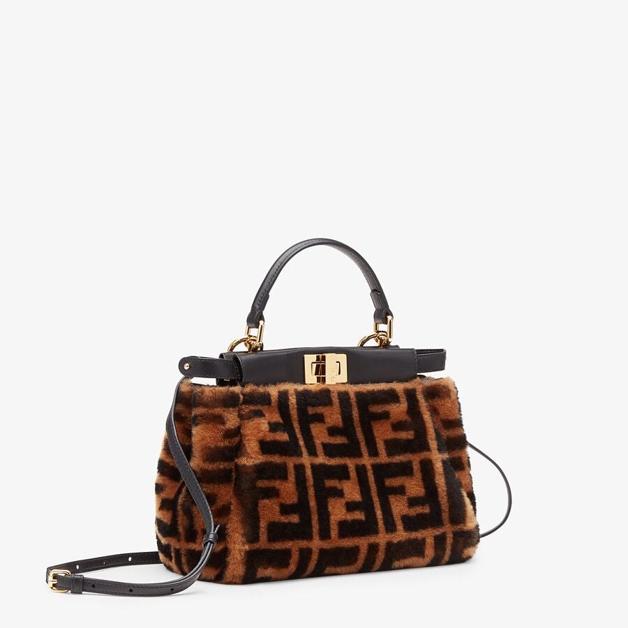 Fendi Brown Sheepskin Bag Fendi