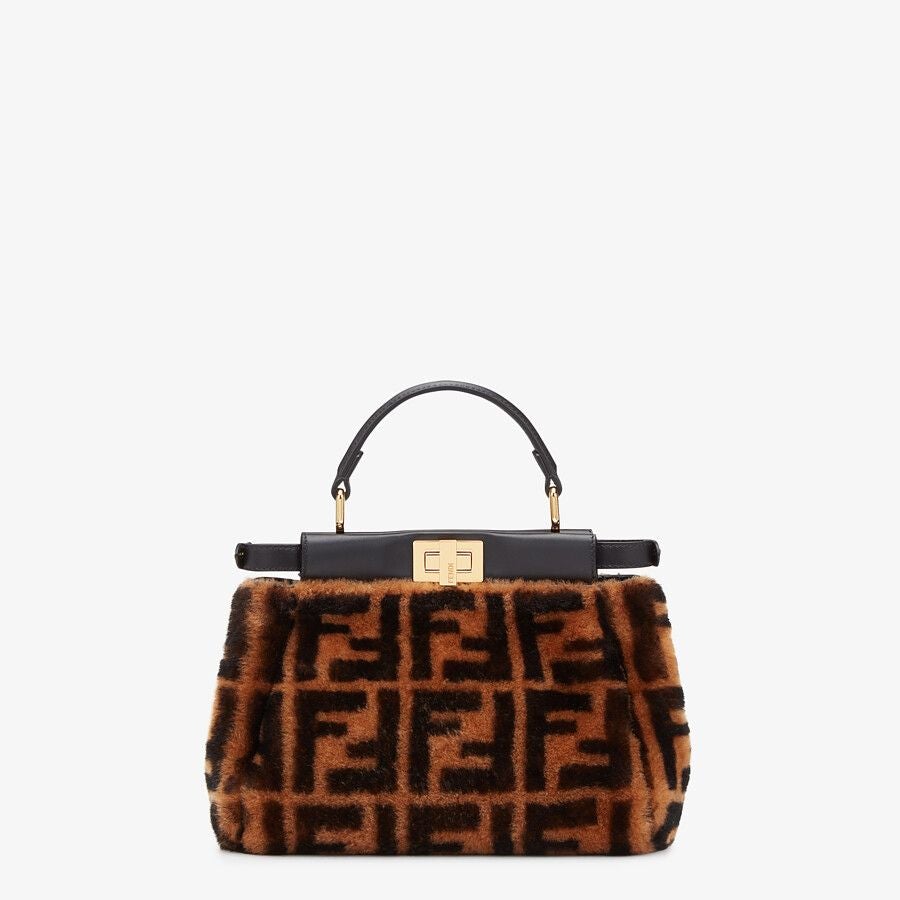 Fendi Brown Sheepskin Bag Fendi