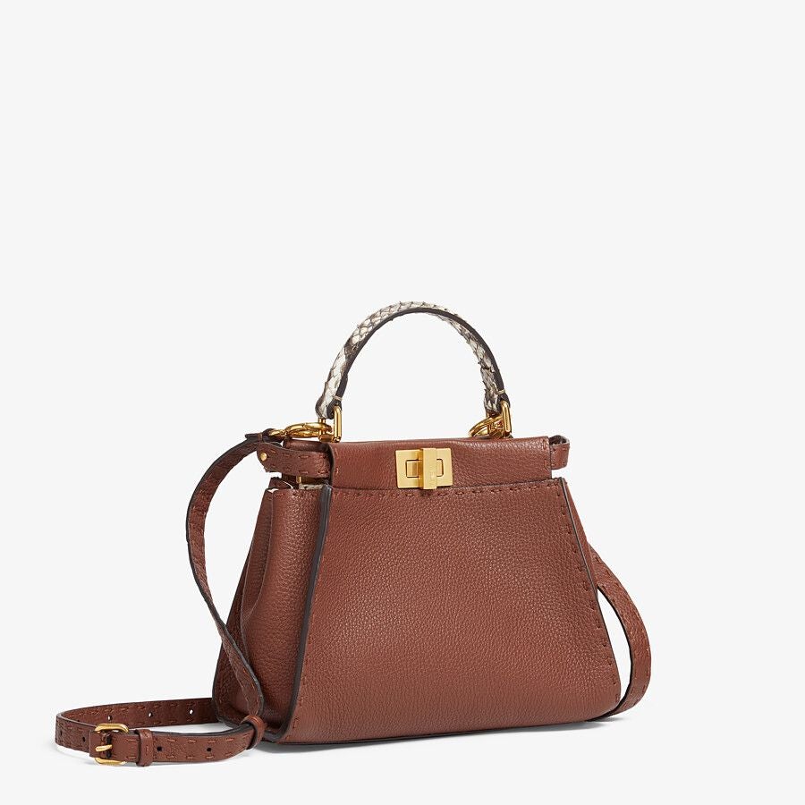 Fendi Mini Brown Selleria Bag Fendi