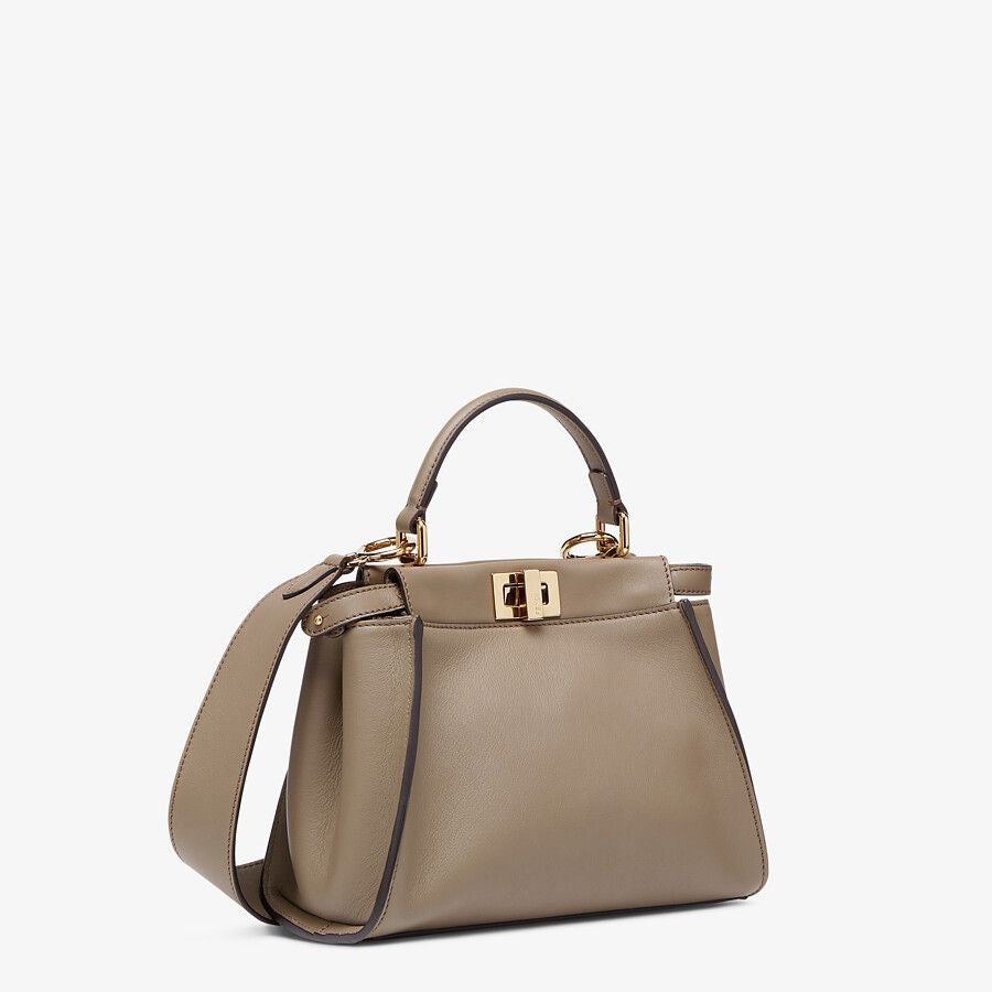 Fendi Gray Leather Bag Fendi