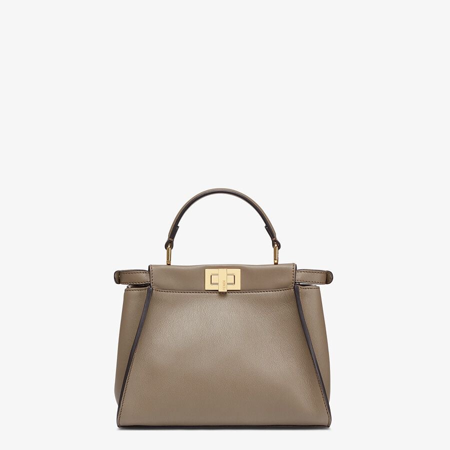 Fendi Gray Leather Bag Fendi