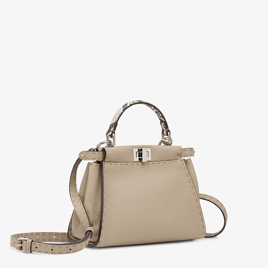 Fendi Mini Dove Gray Selleria Bag Fendi