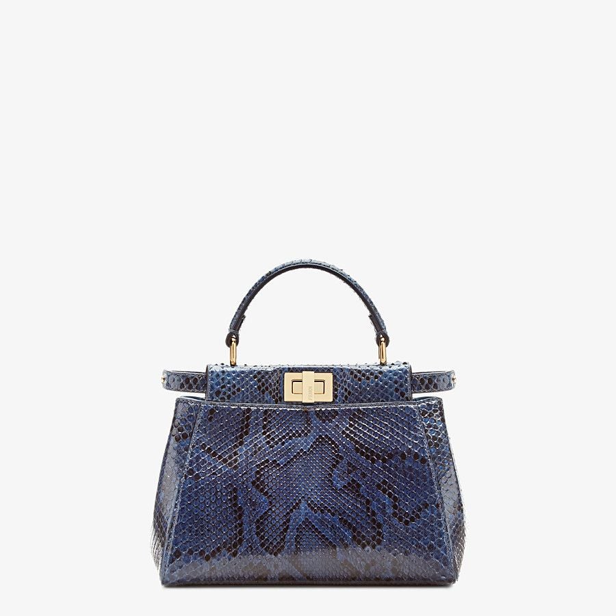 Fendi Mini Blue Python Bag Fendi