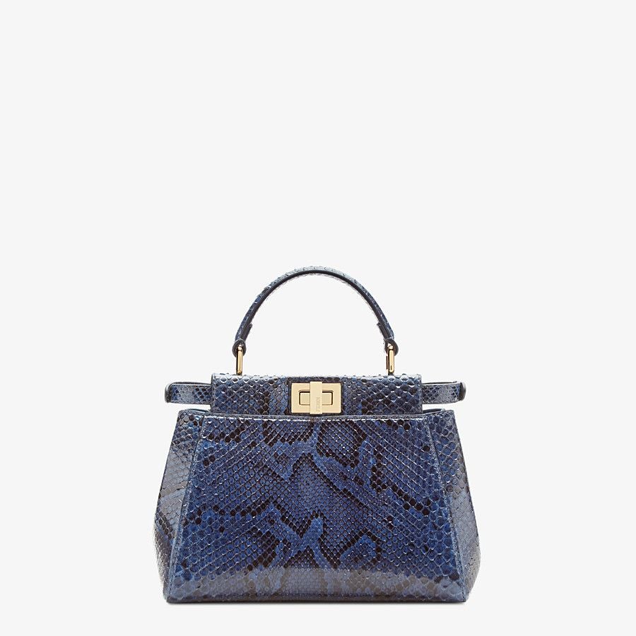 Fendi Mini Blue Python Bag Fendi