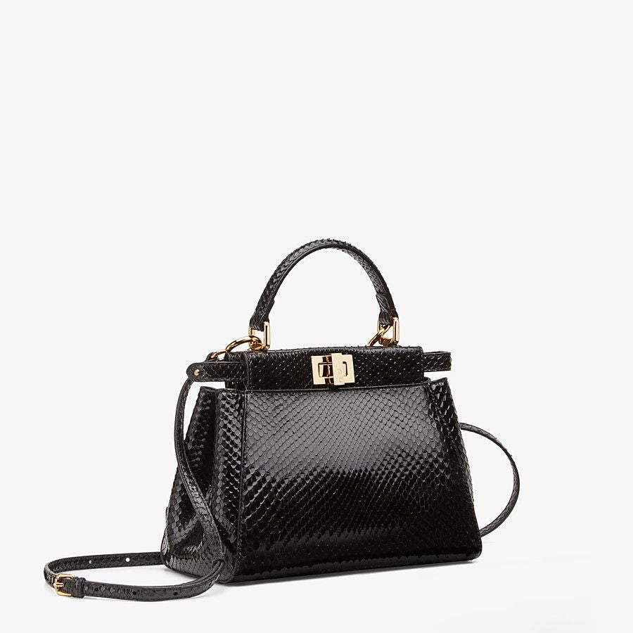 Fendi Mini Black Python Bag Fendi