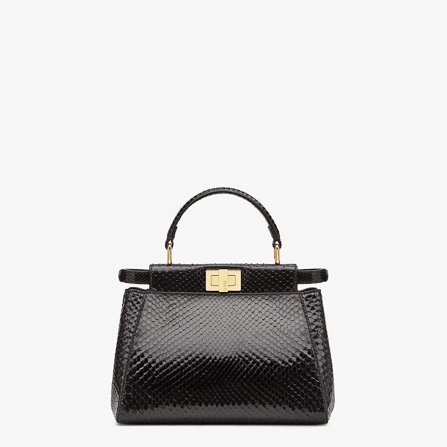 Fendi Mini Black Python Bag Fendi