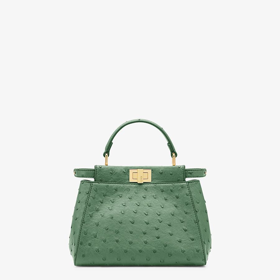 Fendi Mini Ostrich Leather Bag Fendi