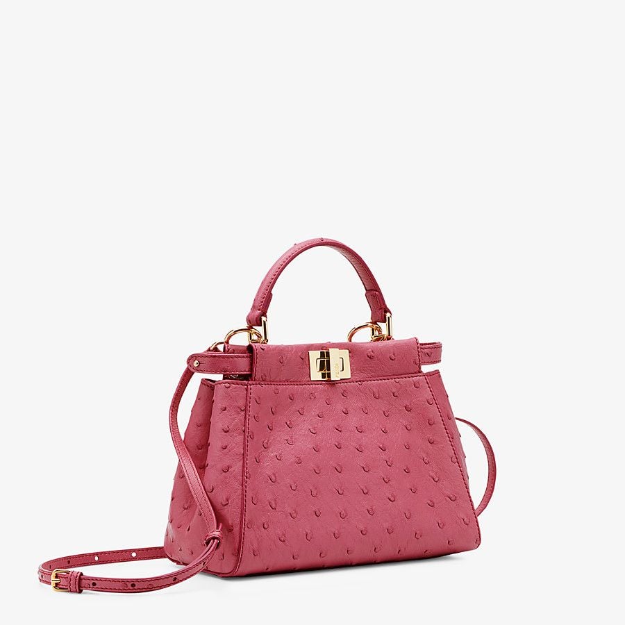 Fendi Mini Ostrich Leather Bag Fendi