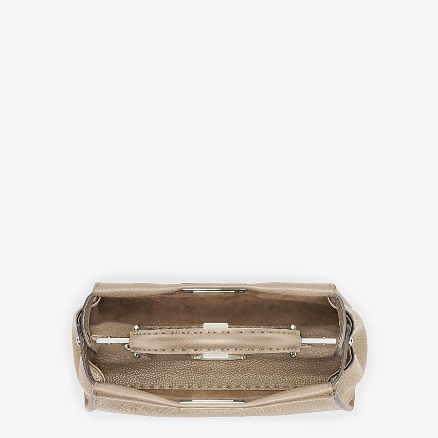 Fendi Beige Cuoio Romano Leather Bag Fendi