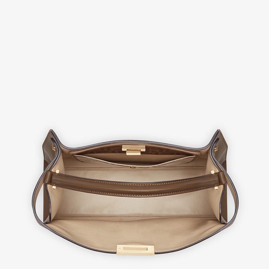 Fendi X-lite Large Brown Leather Bag Fendi