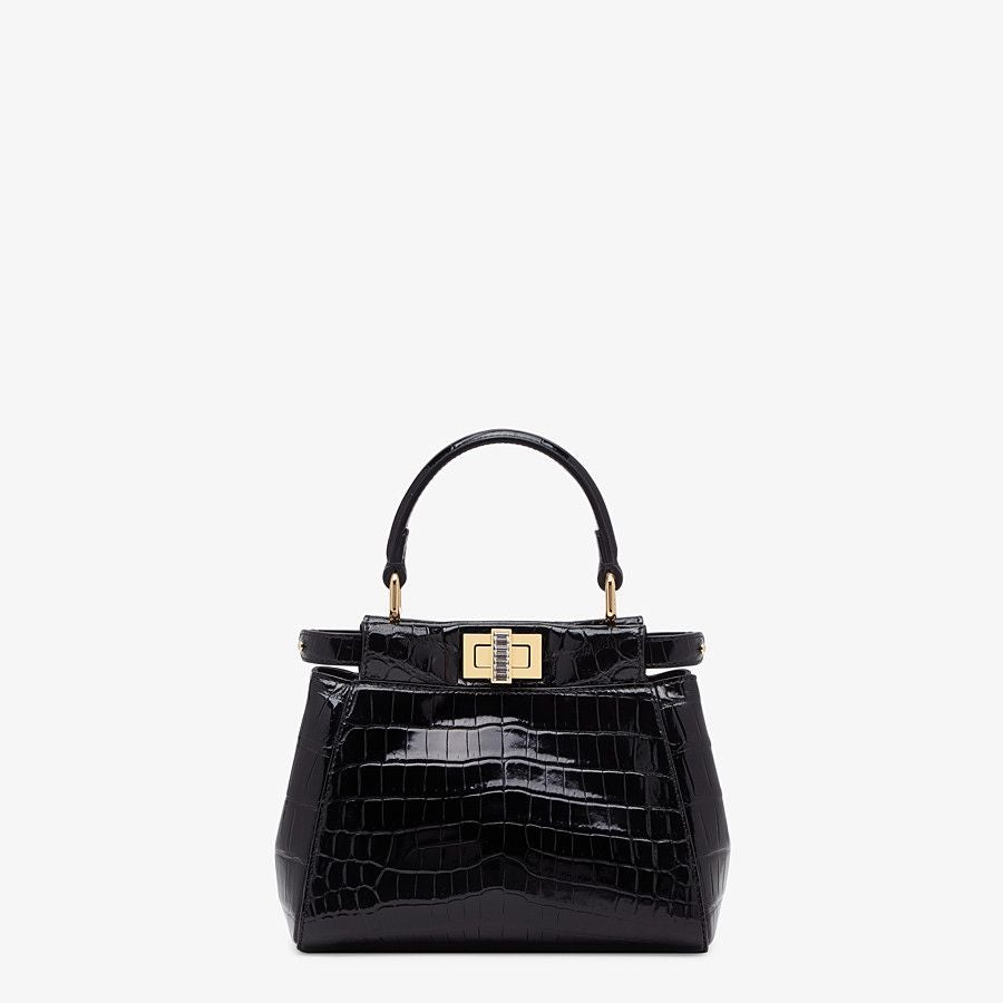 Fendi Mini-bag in Black Crocodile Fendi