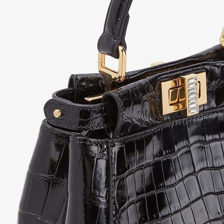 Fendi Mini-bag in Black Crocodile Fendi