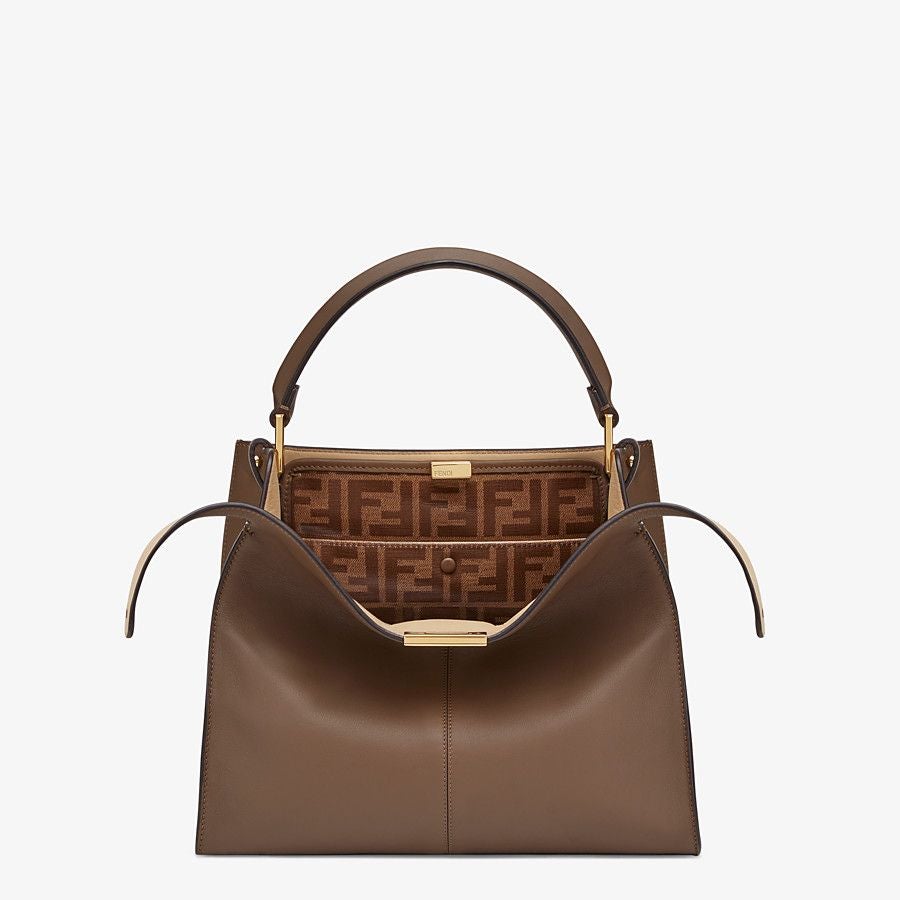 Fendi X-lite Brown Leather Bag Fendi