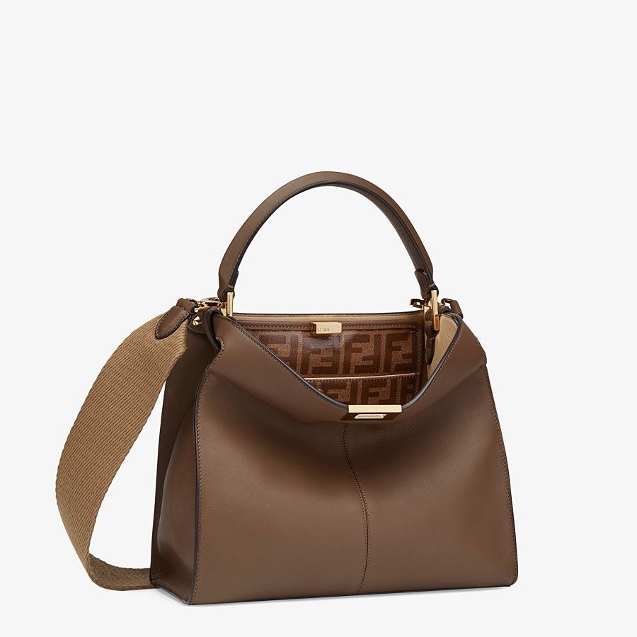 Fendi X-lite Brown Leather Bag Fendi