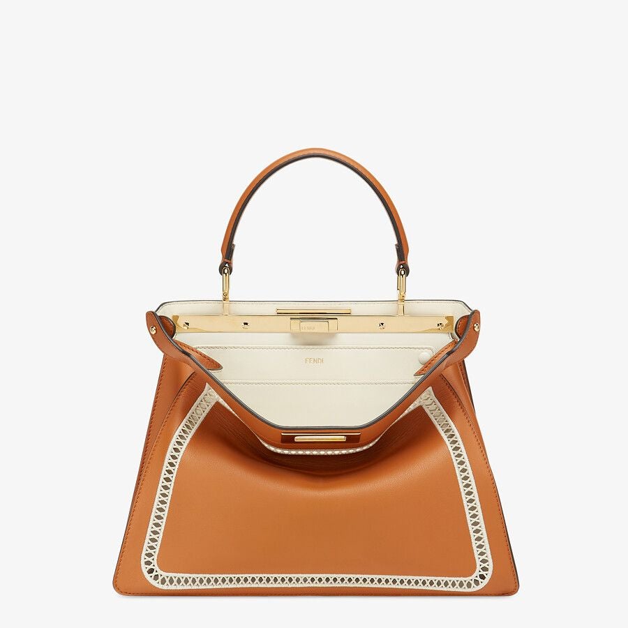 Fendi Medium Embroidered Leather Bag Fendi