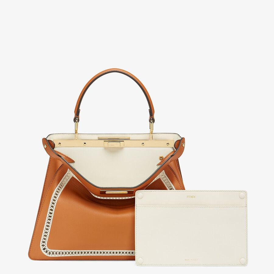 Fendi Medium Embroidered Leather Bag Fendi