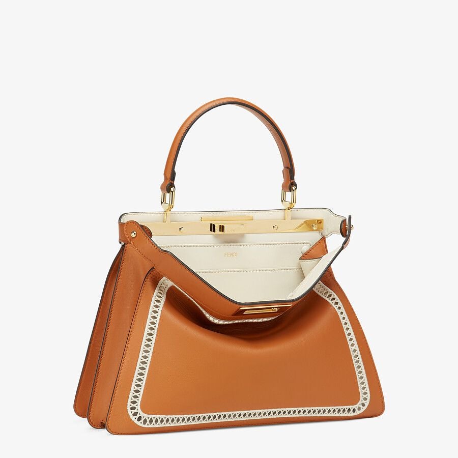 Fendi Medium Embroidered Leather Bag Fendi