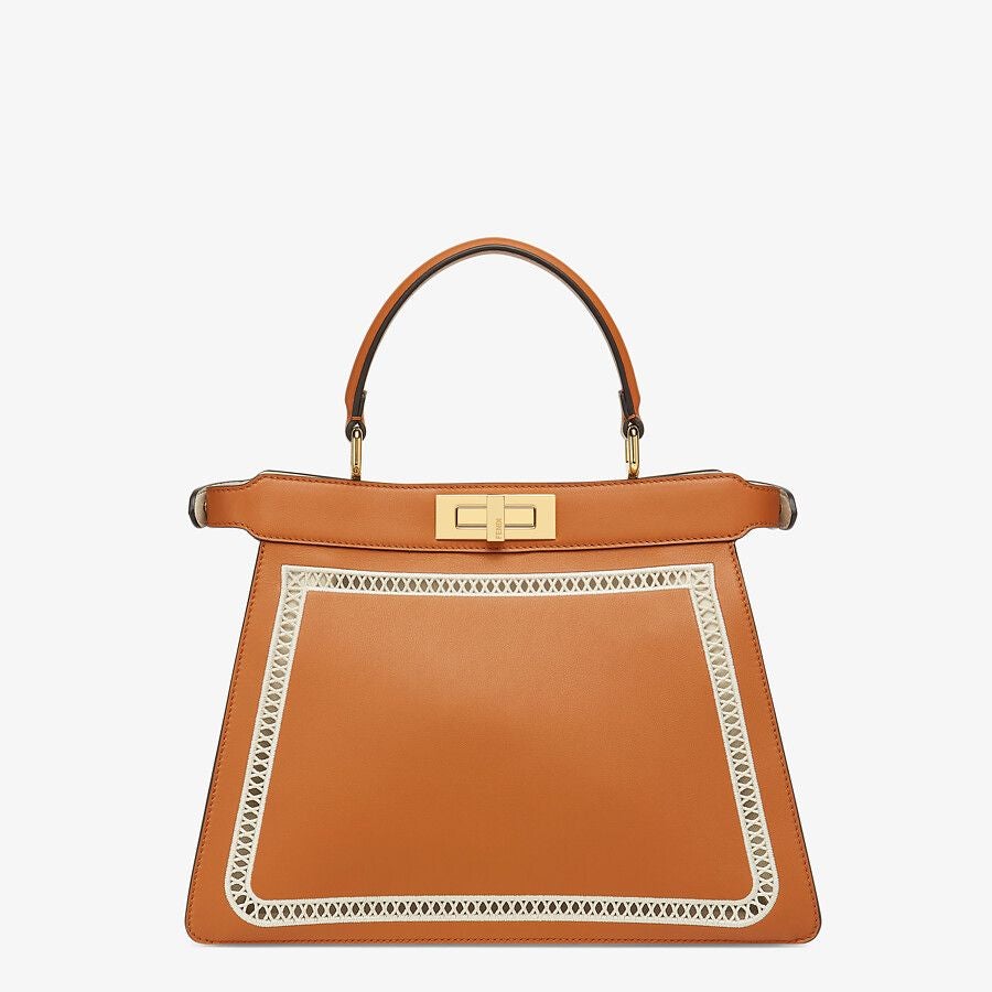 Fendi Medium Embroidered Leather Bag Fendi