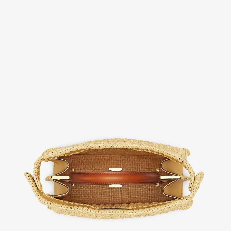 Fendi Medium Woven Straw Bag Fendi
