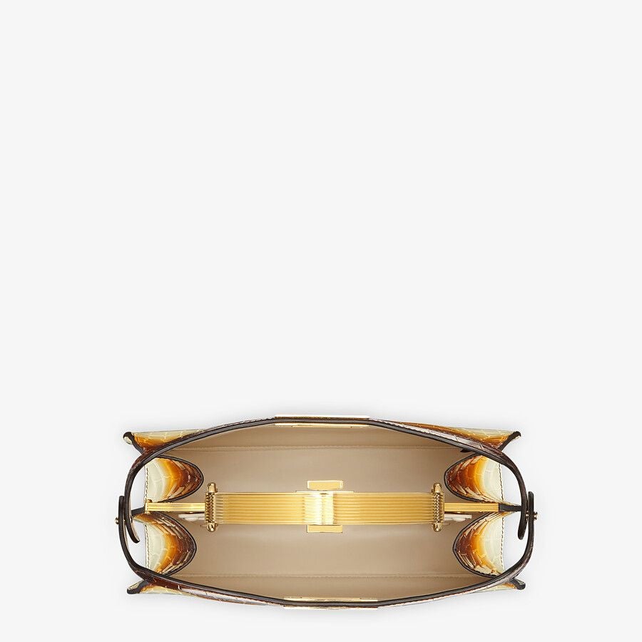 Fendi Crocodile Leather Bag in Three Color Fendi