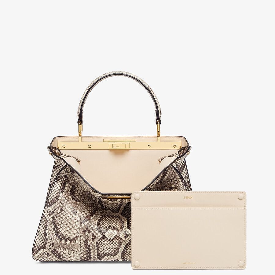 Fendi Medium Natural Python Leather Bag Fendi