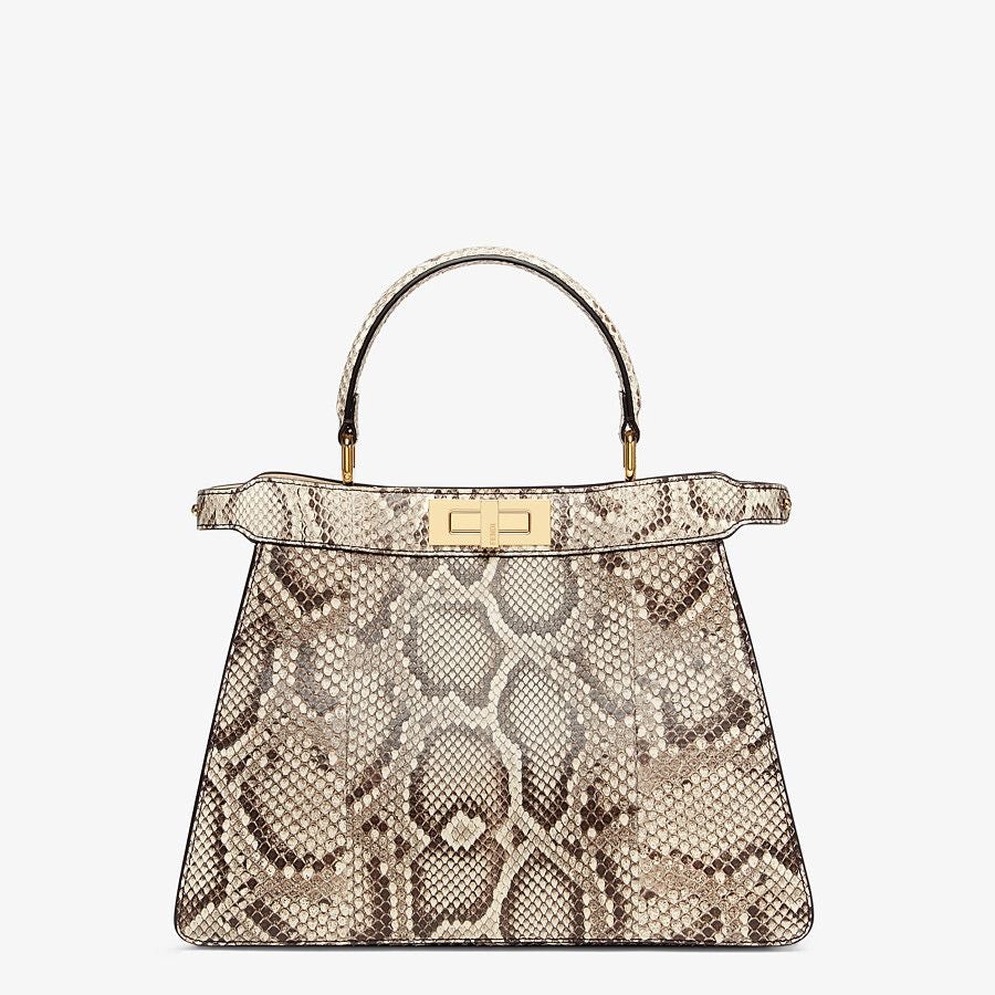 Fendi Medium Natural Python Leather Bag Fendi