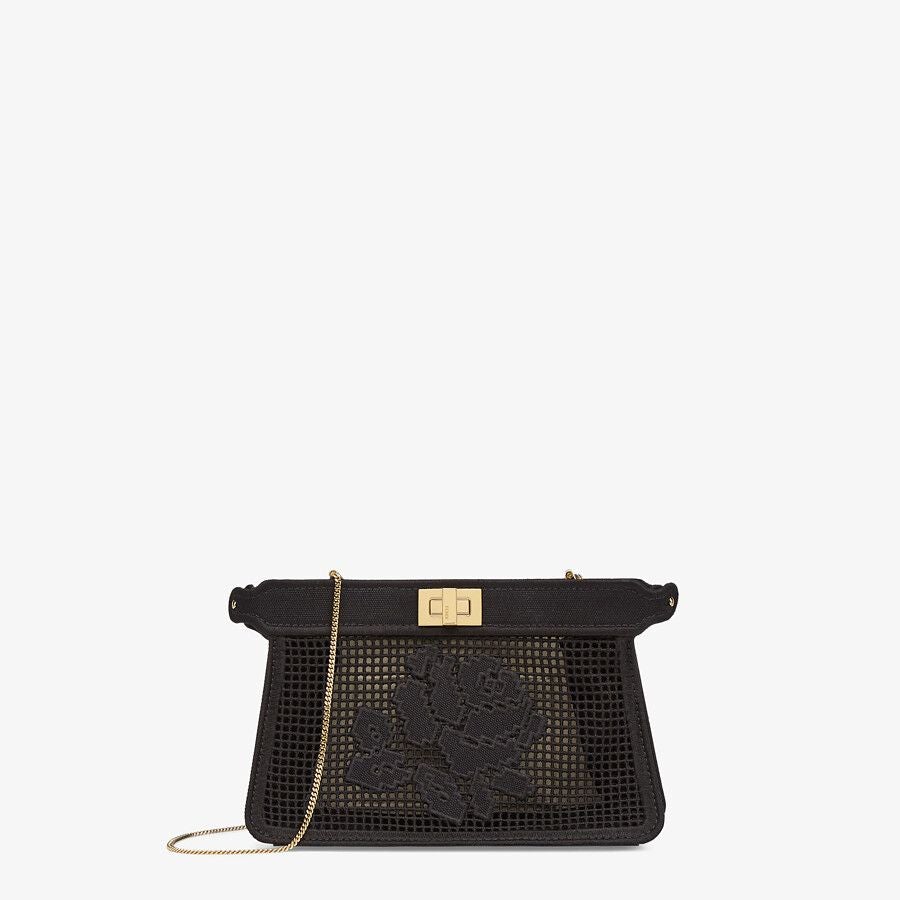 Fendi Canvas Bag With Embroidery Fendi