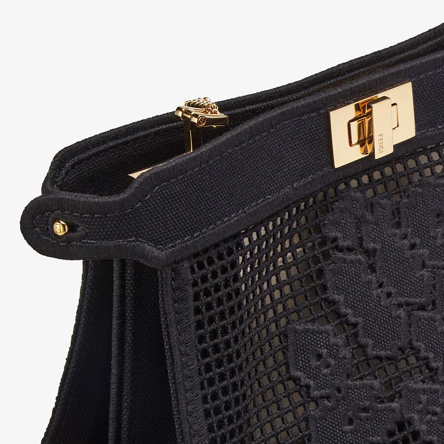 Fendi Canvas Bag With Embroidery Fendi