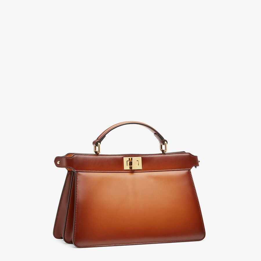 Fendi East-west Brown Leather Bag Fendi