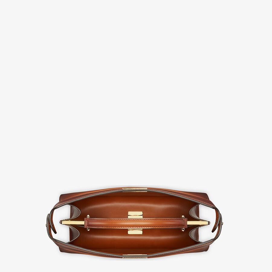 Fendi East-west Brown Leather Bag Fendi