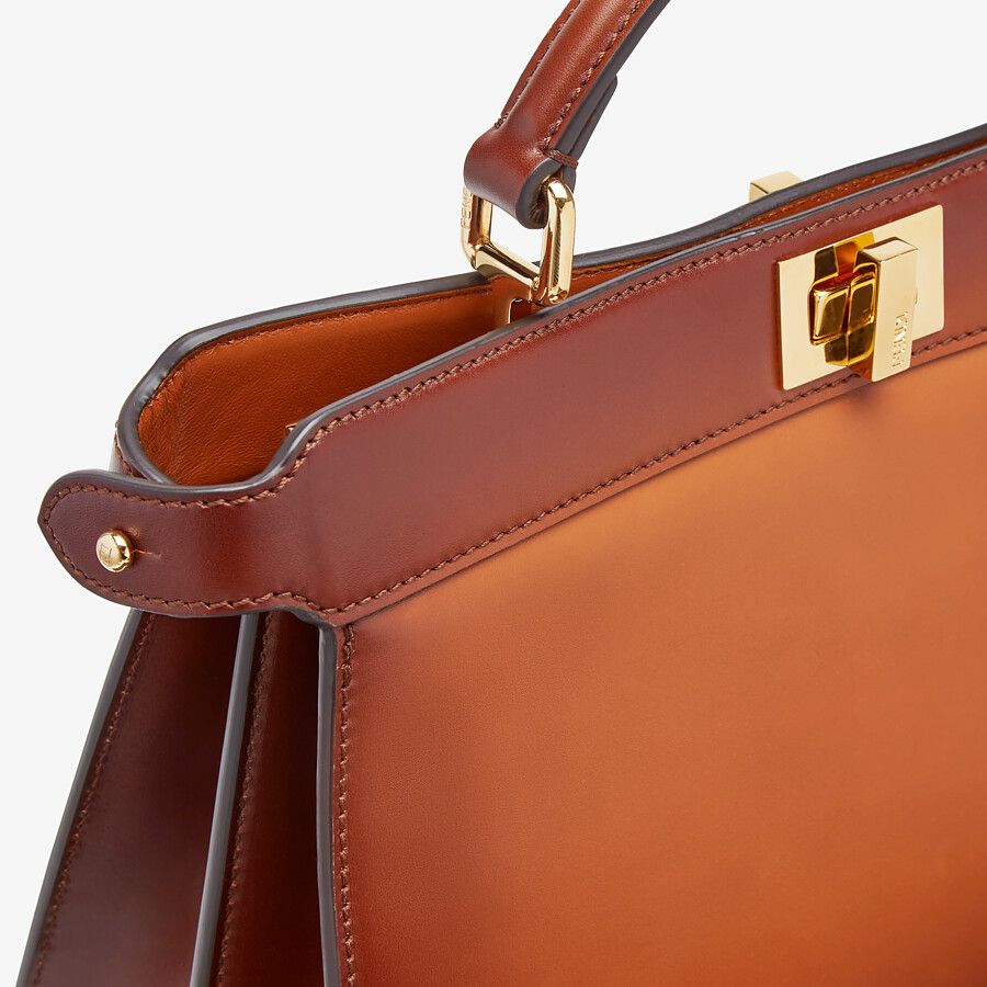 Fendi East-west Brown Leather Bag Fendi