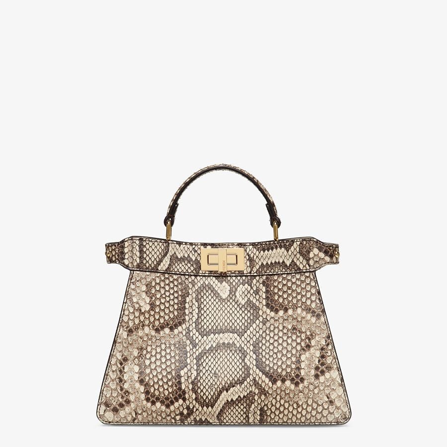 Fendi Small Natural Python Leather Bag Fendi