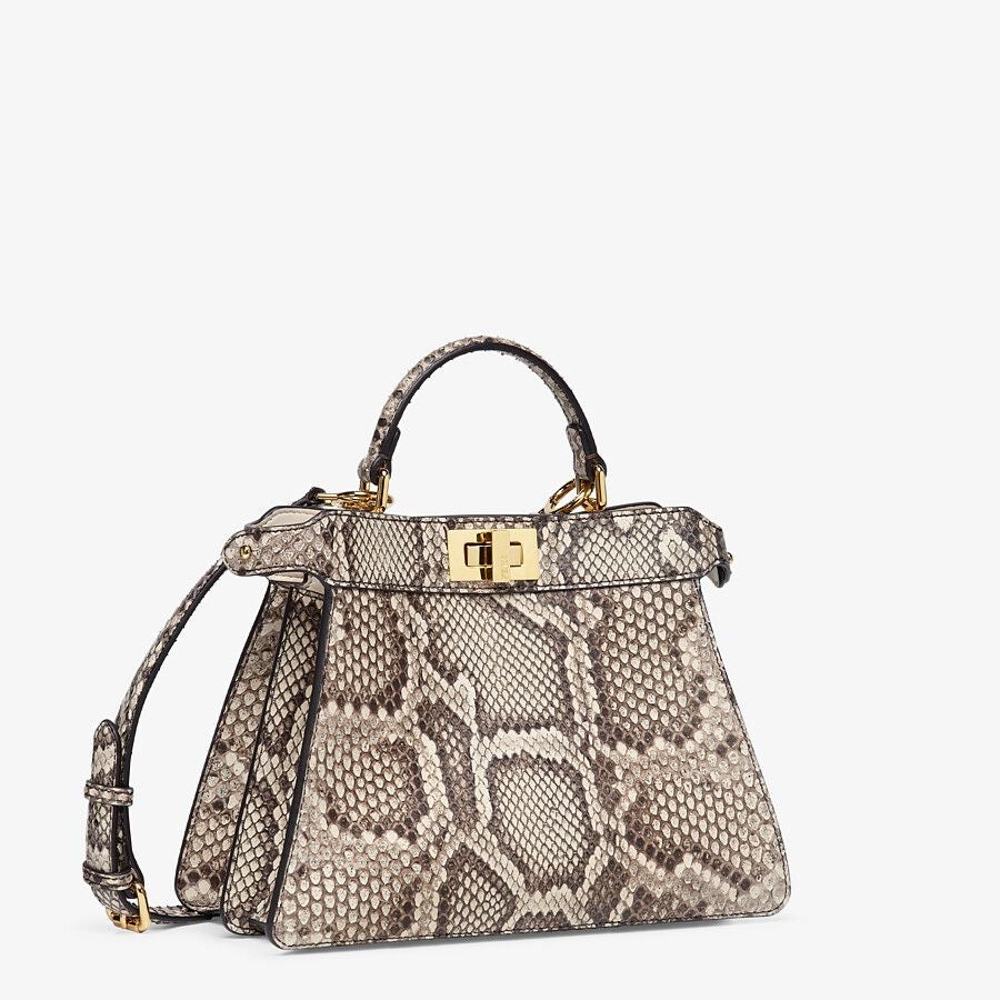 Fendi Small Natural Python Leather Bag Fendi