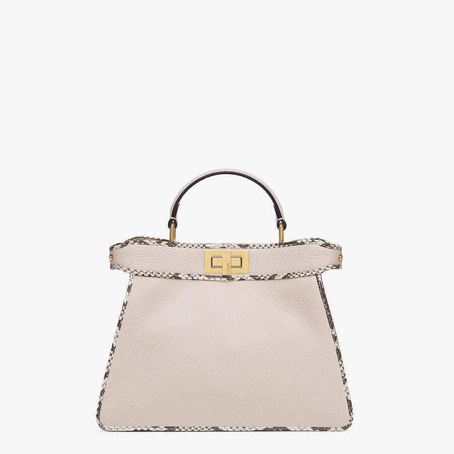 Fendi Full Grain Leather and Elaphe Bag Fendi