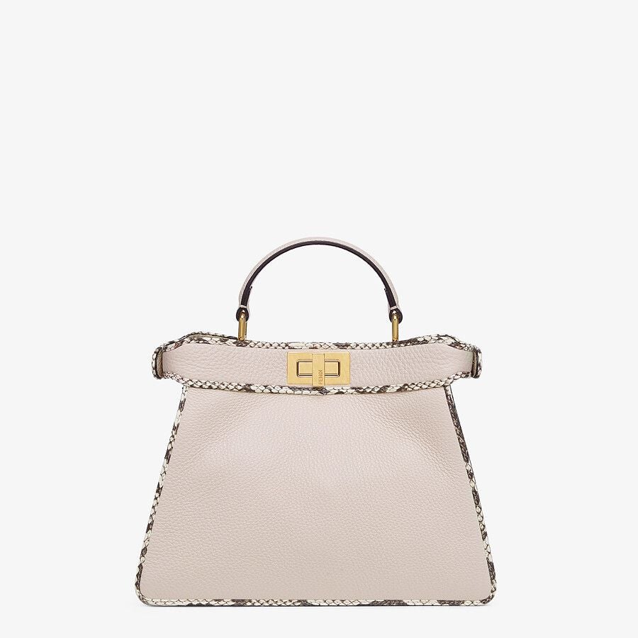 Fendi Full Grain Leather and Elaphe Bag Fendi