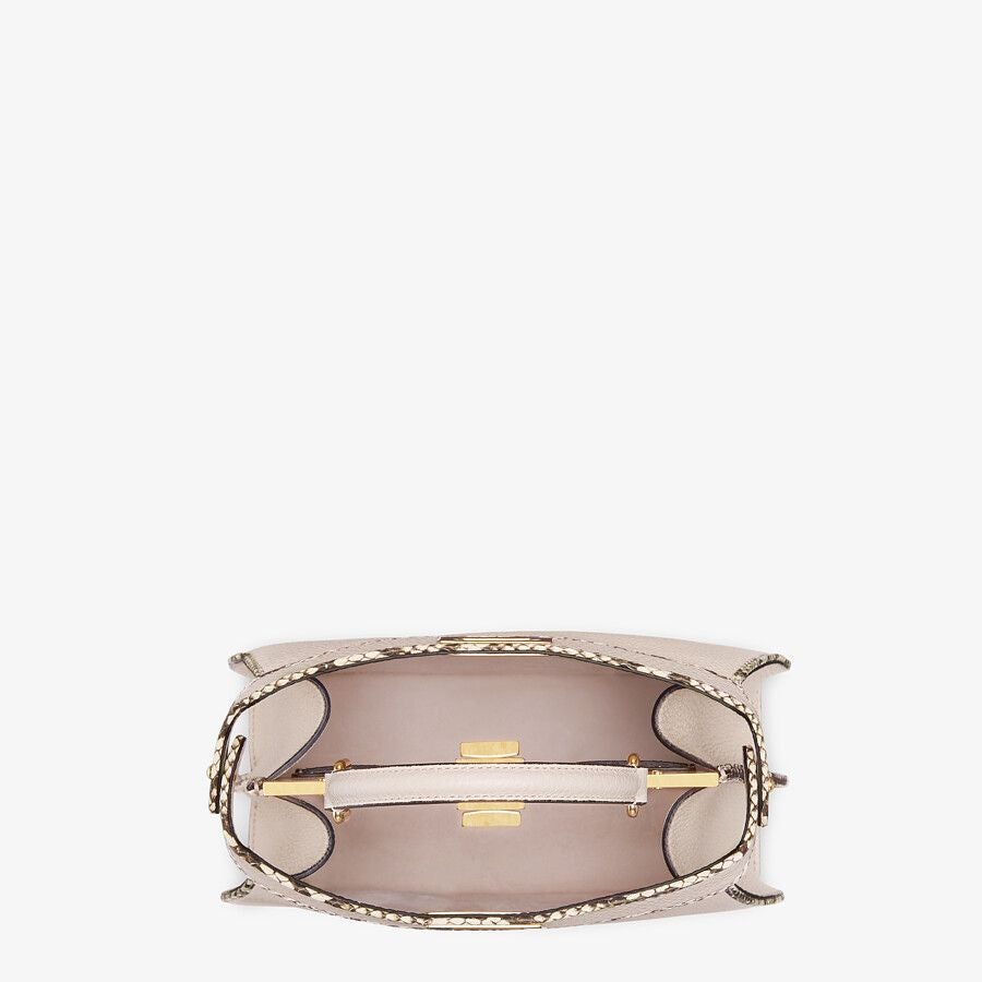 Fendi Full Grain Leather and Elaphe Bag Fendi