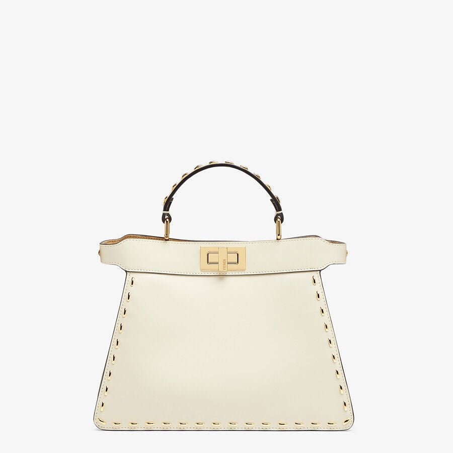 Fendi Small White Leather Bag Fendi