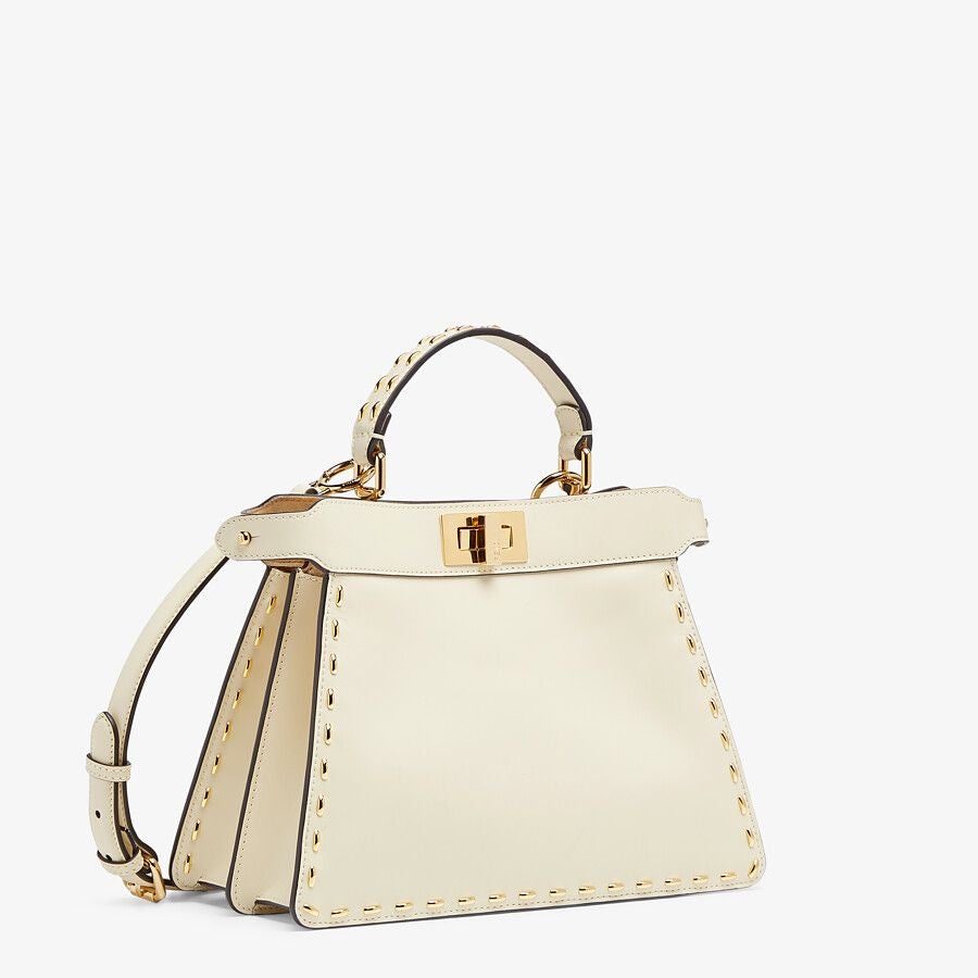 Fendi Small White Leather Bag Fendi