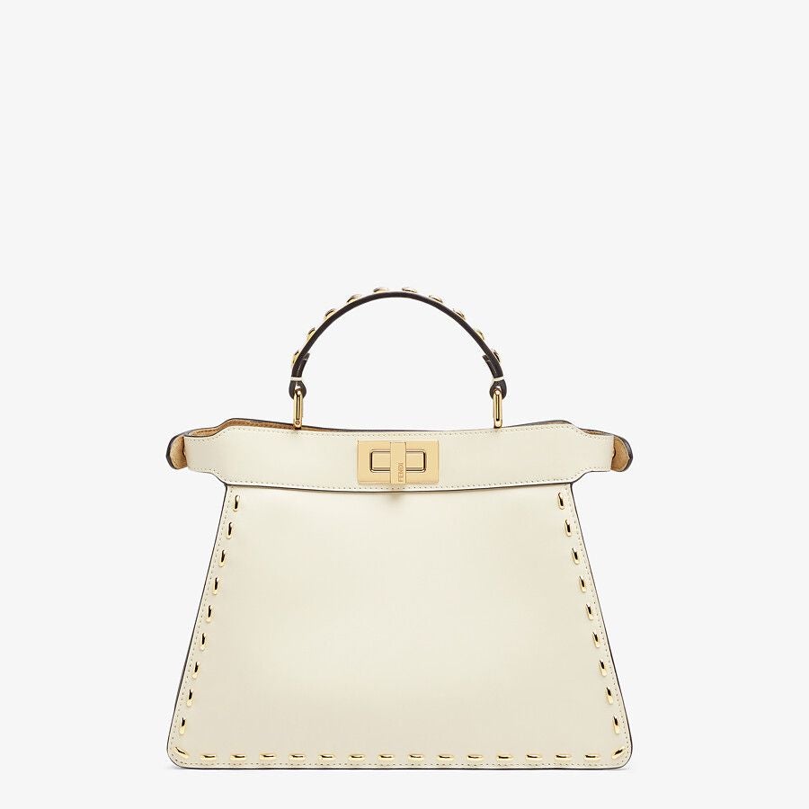 Fendi Small White Leather Bag Fendi