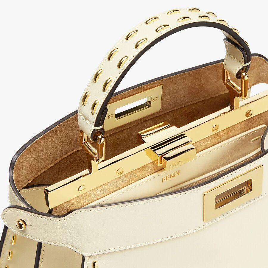 Fendi Small White Leather Bag Fendi