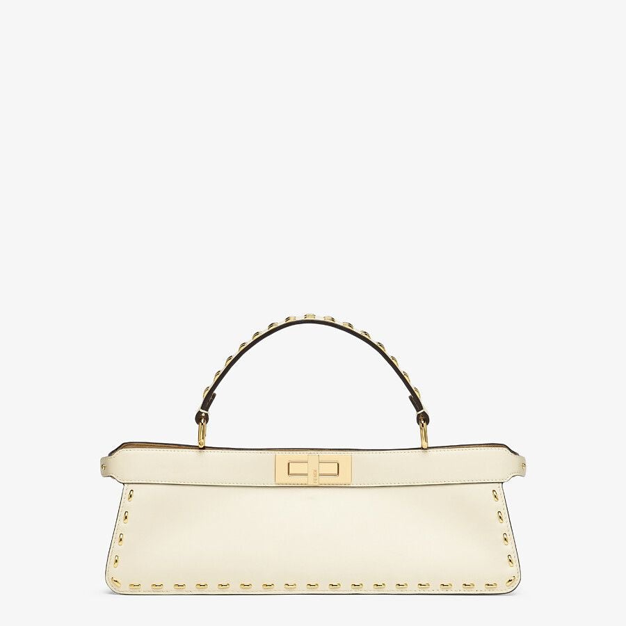 Fendi Stretch White Leather Bag Fendi