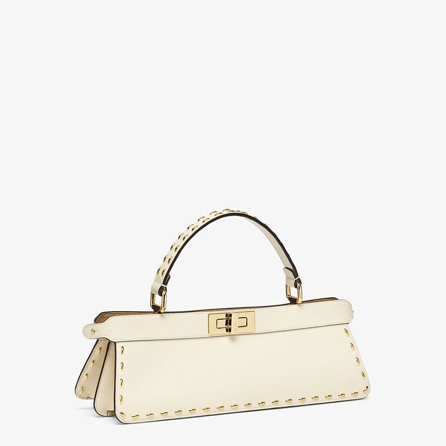 Fendi Stretch White Leather Bag Fendi