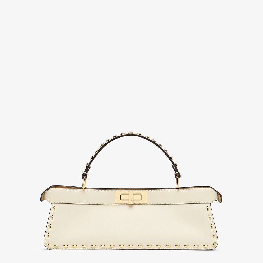 Fendi Stretch White Leather Bag Fendi