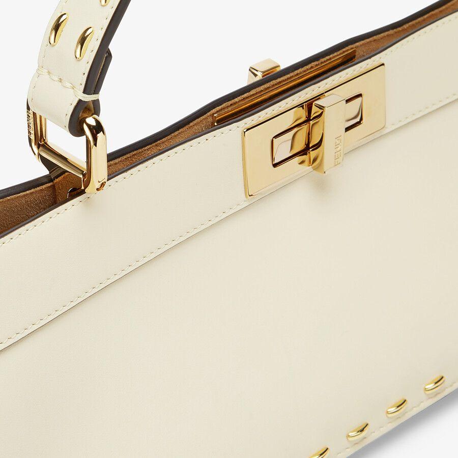 Fendi Stretch White Leather Bag Fendi