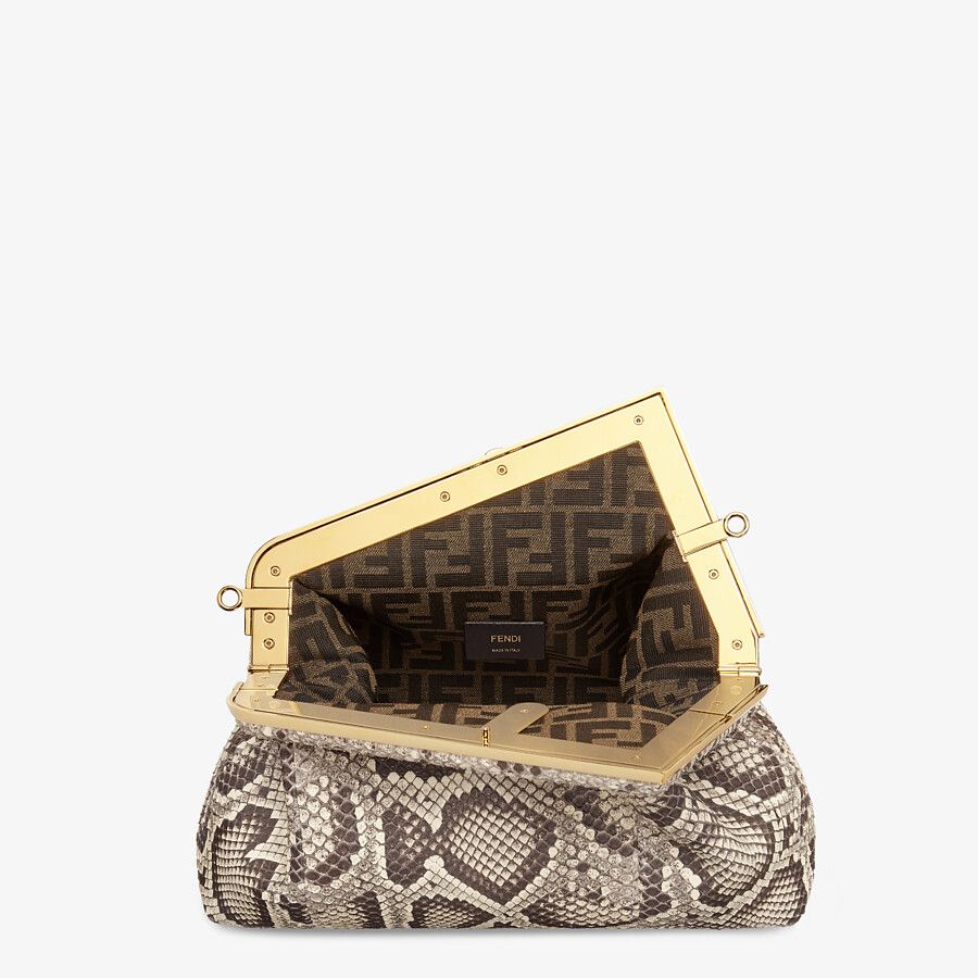 Fendi Medium Python Leather Bag Fendi
